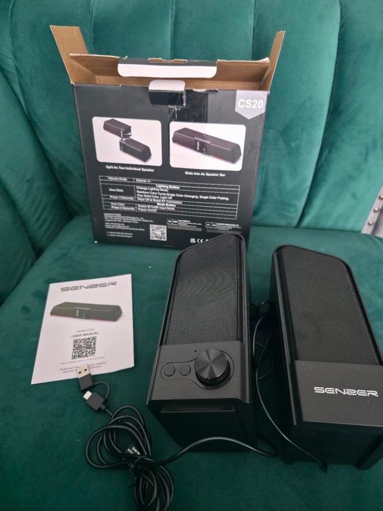Senzer CS20 Computer Speakers / Soundbar - Nieuwstaat!, Computers en Software, Ophalen, Nieuw
