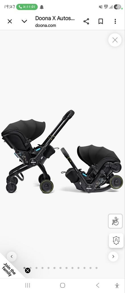 Doona x ÷ isofix, Ophalen of Verzenden