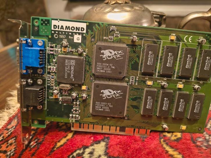 Diamond Monster 3Dfx Voodoo 1. Revisie G. Goede staat !, Computers en Software, Vintage Computers, Ophalen of Verzenden