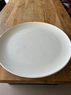 Ronde witte schaal, Ophalen of Verzenden, Gebruikt, Rond, Overige materialen
