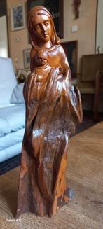 Mariabeeldje hout ., Ophalen of Verzenden