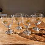 Grimbergen Bierglazen - Set van 4, Ophalen of Verzenden, Zo goed als nieuw