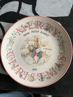 Wedgwood Peter Rabbit Kerstbord 1993, Huis en Inrichting, Keuken | Servies, Keramiek, Ophalen of Verzenden, Zo goed als nieuw