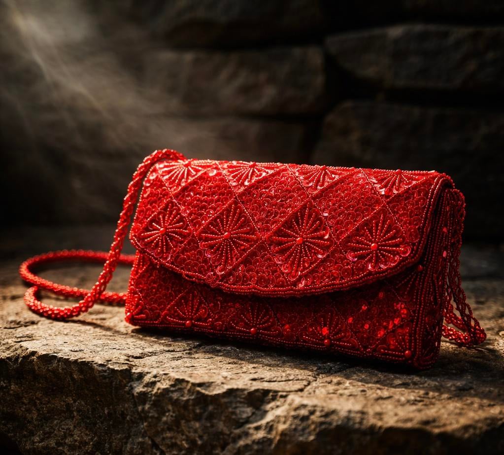 Gala tasje clutch rood, Ophalen of Verzenden, Nieuw, Rood, Avondtasje