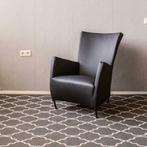 8x Montis Windy fauteuils zwart leer - nieuwstaat, Niet ingevuld, Niet ingevuld, Leer, Ophalen of Verzenden