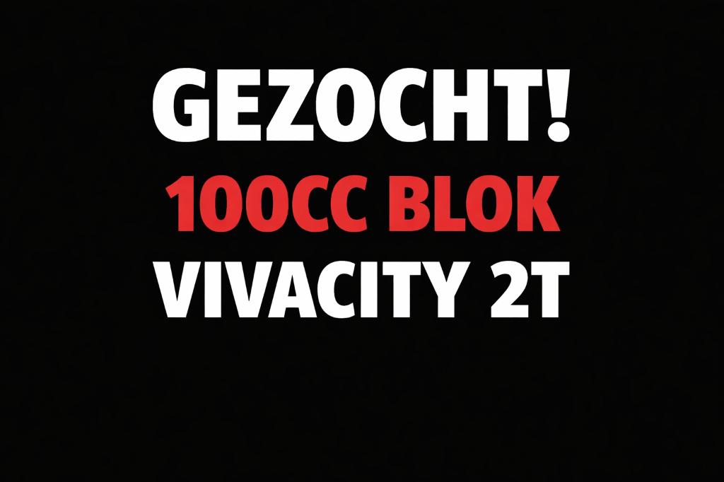 100cc blok vivacity, Ophalen