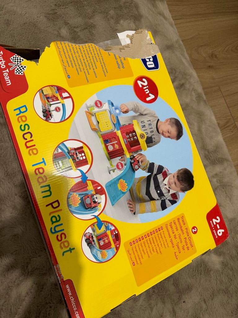 Chicco Turbo Rescue Team Playset - NIEUW, Ophalen, Nieuw, Jongen of Meisje