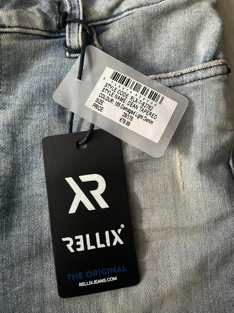 Nieuwe Rellix spijkerbroek maat 176 met prijskaartje, Ophalen of Verzenden, Nieuw, Jongen, Broek