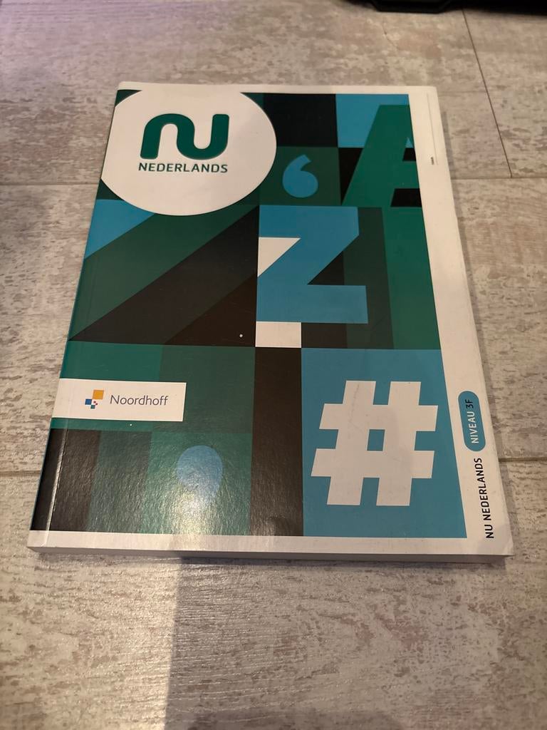 Nu Nederlands boek - Niveau 3F - Noordhoff, Ophalen of Verzenden, Alpha, Zo goed als nieuw, Overige niveaus