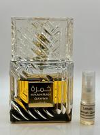 Lattafa - Khamrah Qahwa sample | decant 2ml-10ml, Verzenden, Nieuw