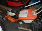 Grasmaaier+ opvangbak accu Sthil, Ophalen, Cirkelmaaier, Gebruikt, Accu-grasmaaier