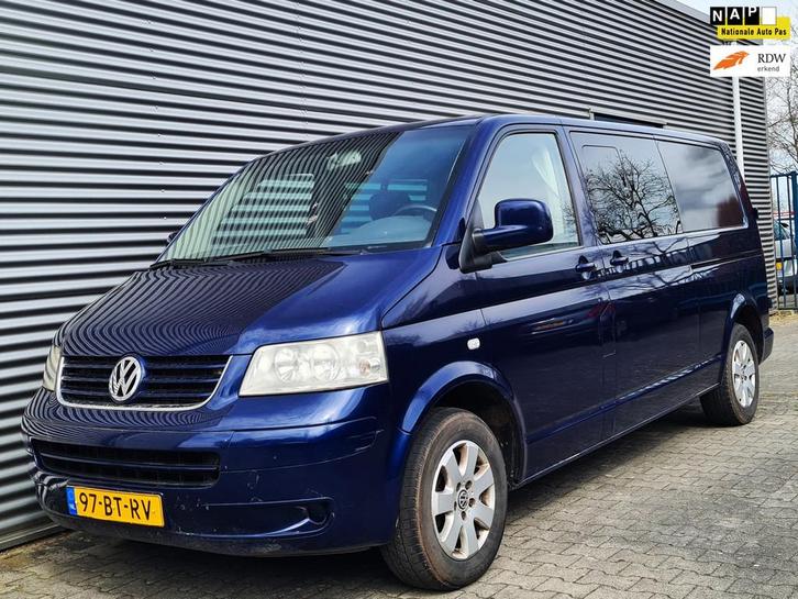 Volkswagen Transporter 2.5 TDI 340 HIGHLINE DC AUT 06-2005 B, Auto's, Bestelauto's, Bedrijf, Te koop, ABS, Airbags, Airconditioning