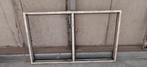 2 aluminium kozijnen met dubbel glas, Doe-het-zelf en Verbouw, Kozijnen en Schuifpuien, Ophalen