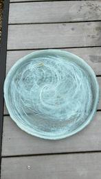 Fidrio Holland, glazen schaal met opstaande rand., Huis en Inrichting, Ophalen of Verzenden, Zo goed als nieuw, Rond, Glas