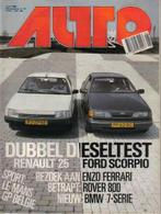 Autovisie 12 1986 : Peugeot 205 Dimma - Lancia Delta HF 4WD, Ophalen of Verzenden, Gelezen, Algemeen