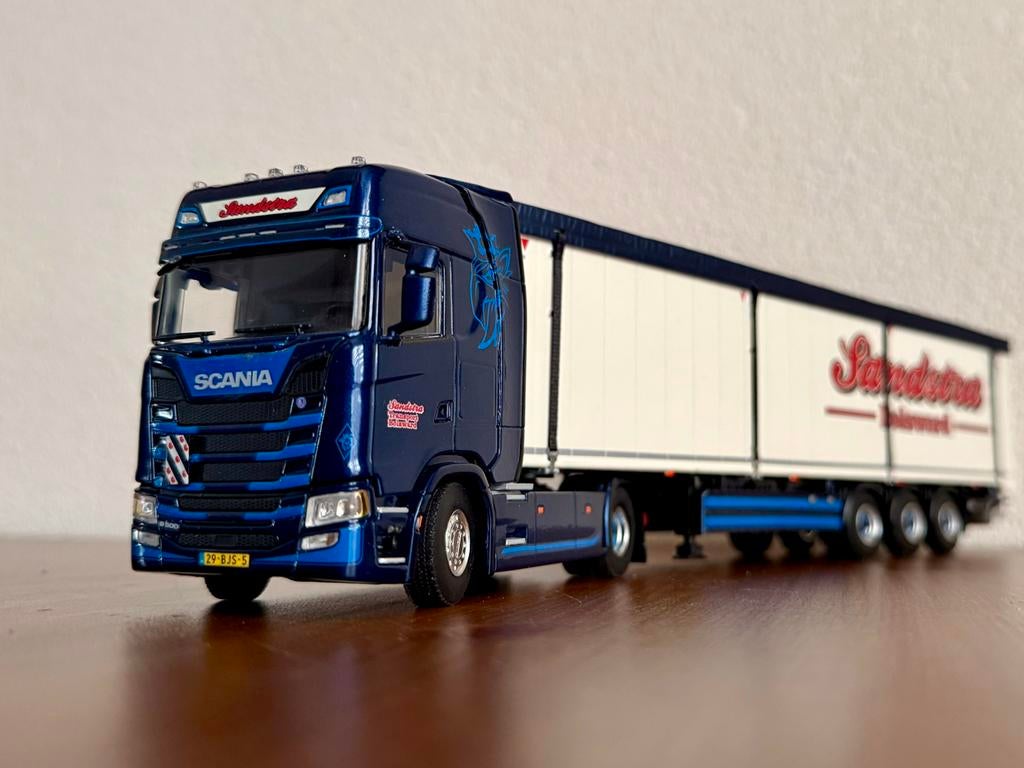 WSI Sandstra Transport,Bolsward-Scania S500 + Walking Floor, Ophalen of Verzenden, Zo goed als nieuw, Bus of Vrachtwagen, Wsi