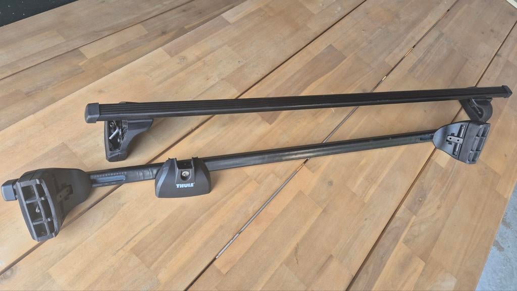 Dakdrager ford focus Thule SquareBar Evo, Auto diversen, Dakdragers, Gebruikt, Ophalen