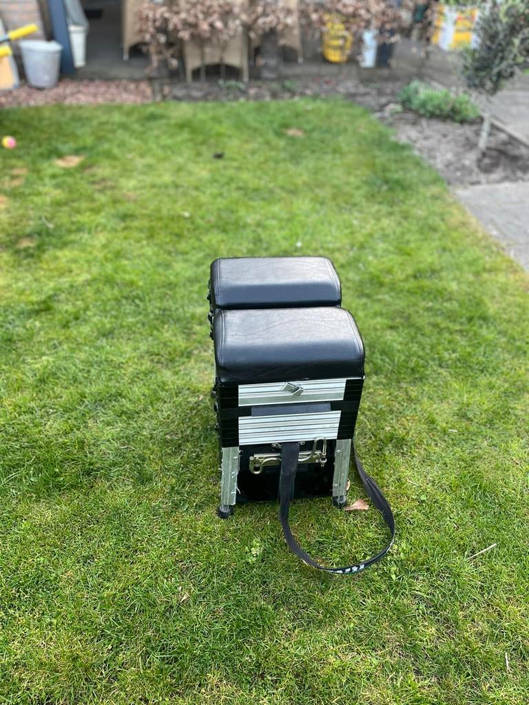 Rive viskist met verstelbare poten, Watersport en Boten, Ophalen, Gebruikt, Koffer of Tas