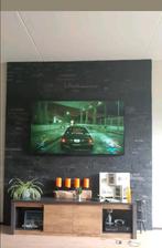 Natuursteen wand van steenstrips 60x15cm, Doe-het-zelf en Verbouw, Tegels, Ophalen, Gebruikt, Minder dan 5 m², Wandtegels