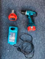 Makita Boor- en Schroefmachine met Accu en Oplader, Ophalen, Gebruikt, Variabele snelheid, Boor- en Schroefmachine