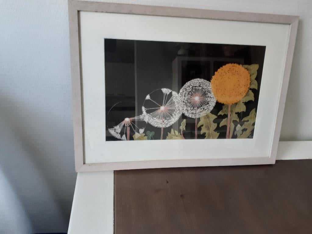 ingelijste poster, Huis en Inrichting, Woonaccessoires | Schilderijen, Tekeningen en Foto's, Ophalen, Minder dan 50 cm, Zo goed als nieuw