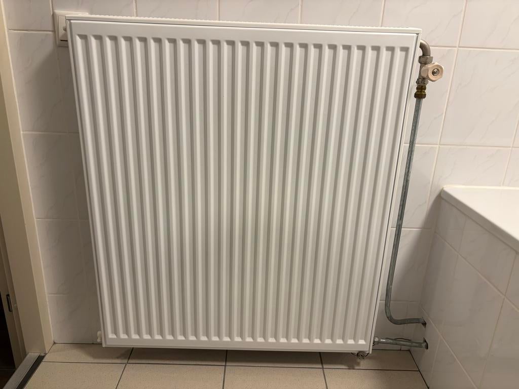 Radiator wit  80x90 cm, Ophalen, 30 tot 80 cm, Radiator, Zo goed als nieuw