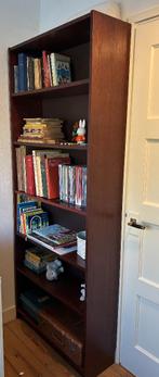 Te koop Billy boekenkast, mahonie kleur, Huis en Inrichting, Kasten | Boekenkasten, Ophalen, Met plank(en), Gebruikt, 200 cm of meer
