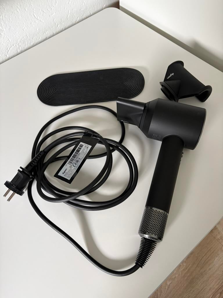 Dyson Supersonic Origin föhn (Zwart/Nikkel), Ophalen of Verzenden, Zo goed als nieuw, Föhn of Haardroger