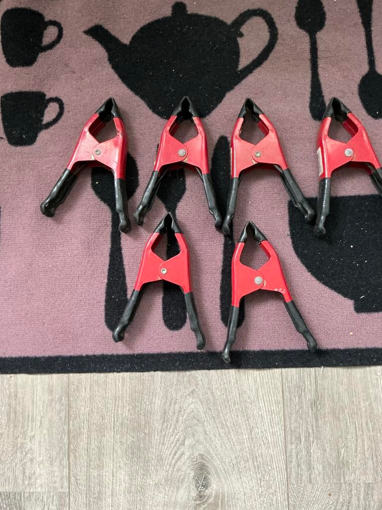 6 stuks zeilklemmen, Doe-het-zelf en Verbouw, Gereedschap | Handgereedschap, Ophalen of Verzenden, Gebruikt