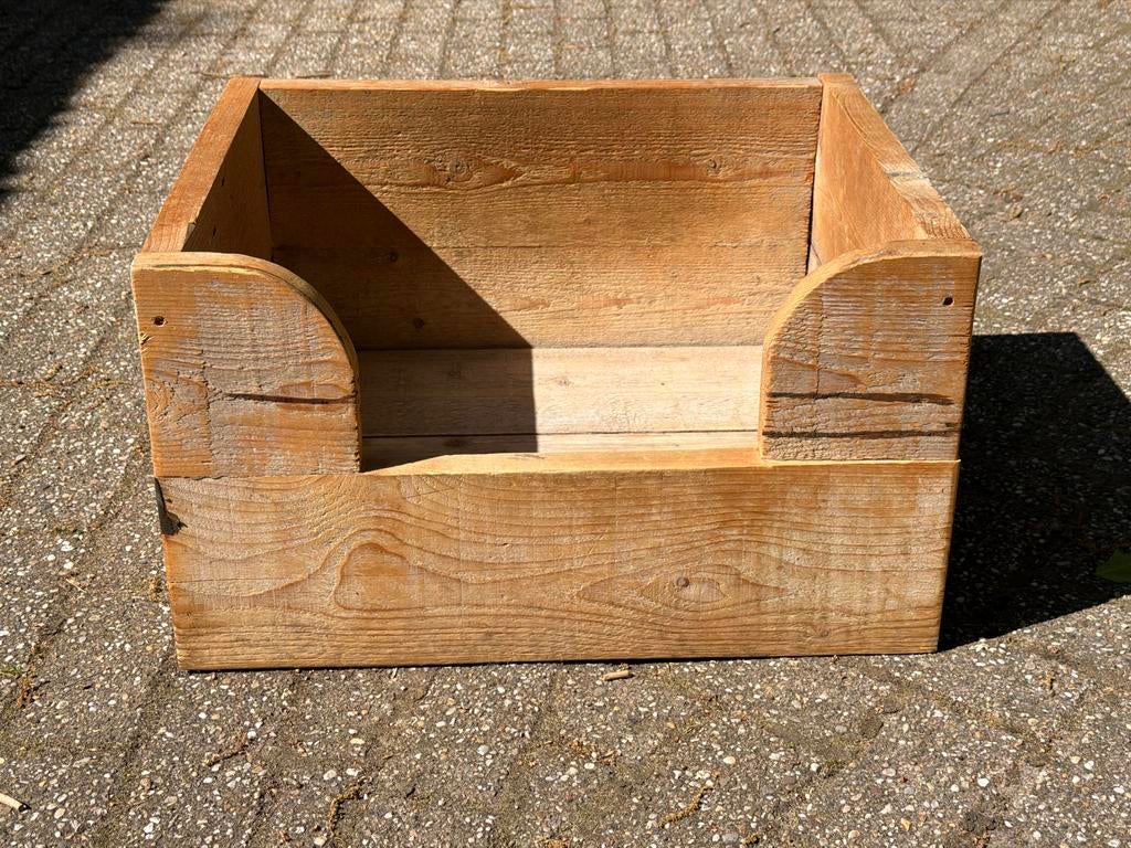 Steigerhouten hondenmand, Ophalen of Verzenden, Zo goed als nieuw, Overige