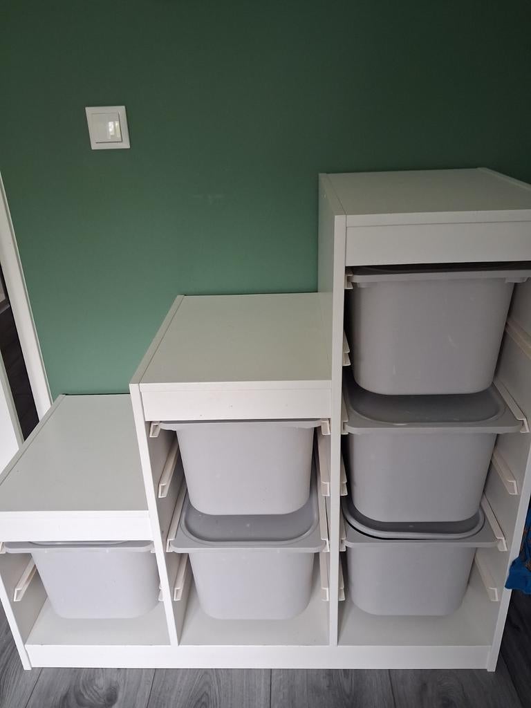 IKEA Trofast opbergsysteem met bakken, Ophalen of Verzenden, Gebruikt, Kast