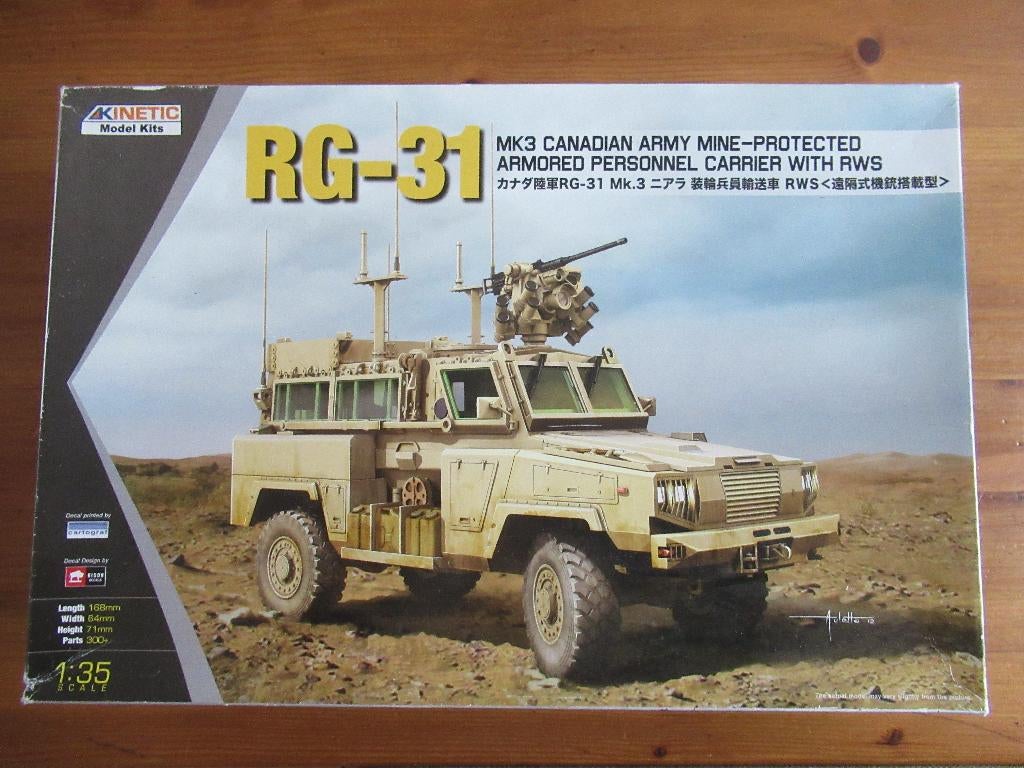 Kinetic 1/35 RG-31 MK Canadian Army – Maquette Blindé Militaire Canadien