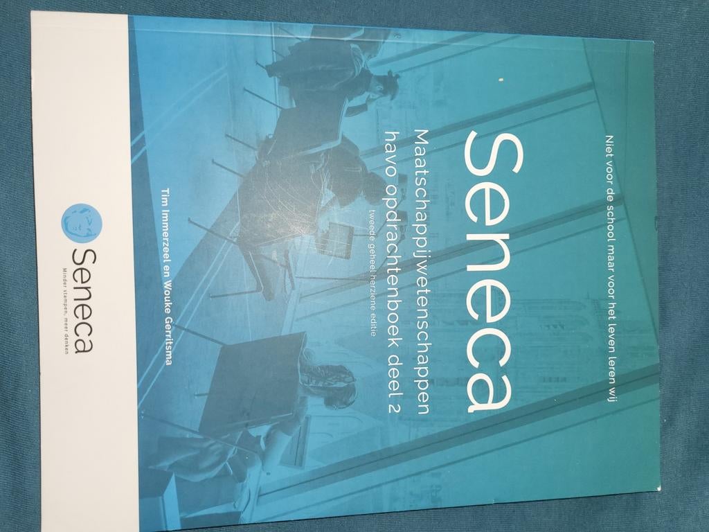 Seneca Maatschappijwetenschappen havo opdrachtenboek deel 2, Boeken, Gelezen, HAVO, Ophalen of Verzenden, Tim Immerzeel en Wouke Gerritsma
