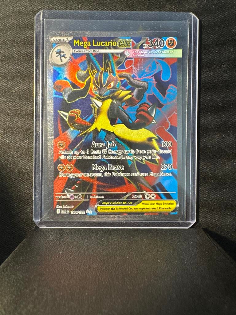 Mega Lucario EX 180/132 Pokemon kaart - Bekijk profiel, Hobby en Vrije tijd, Verzamelkaartspellen | Pokémon, Nieuw, Losse kaart