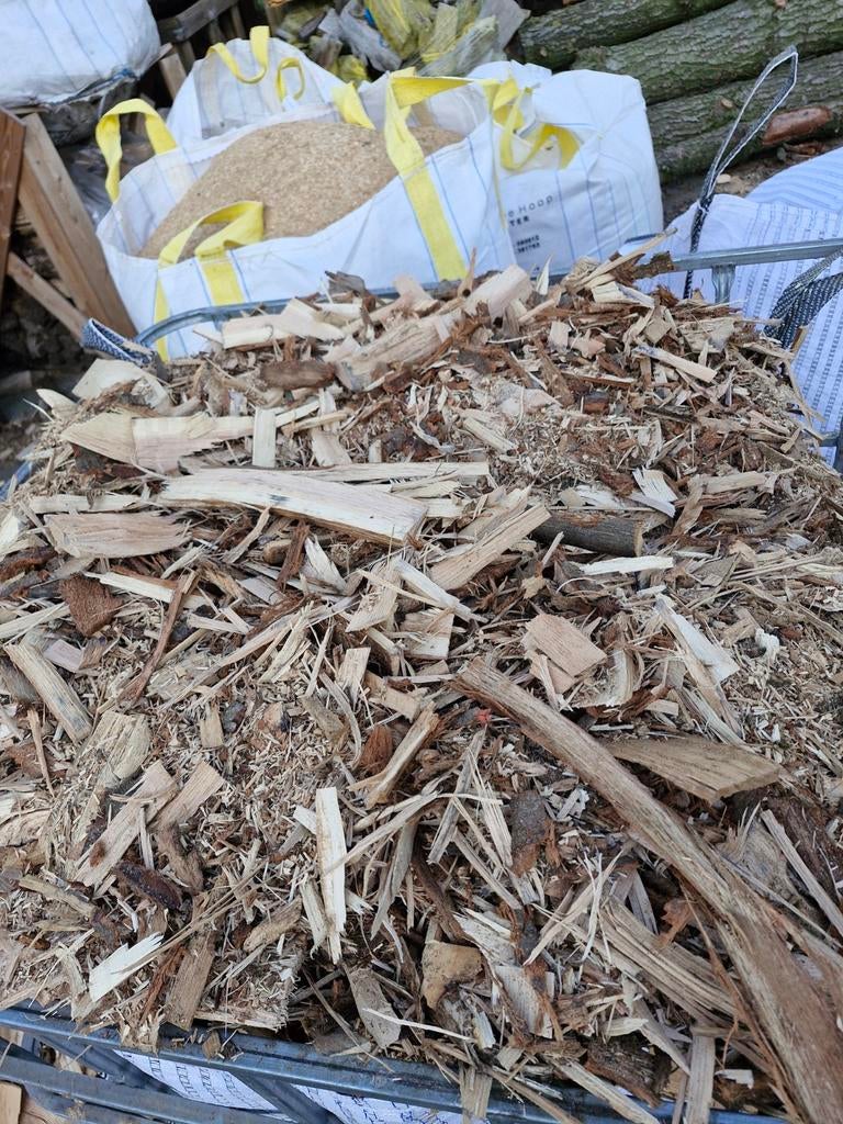 Aanmaak hout, hout snippers, Tuin en Terras, Minder dan 3 m³, Ophalen