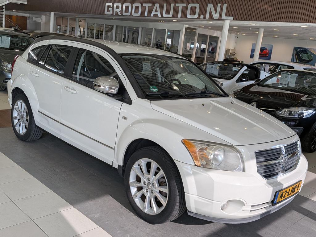Dodge Caliber 2.0 Sport Airco, Cruise Control, Trekhaak, Stu, Gebruikt, Wit, Origineel Nederlands, Handgeschakeld