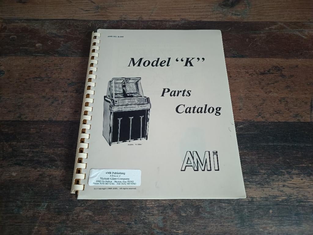 Parts Manual AMi K200 (1960) jukebox, Verzamelen, Automaten | Jukeboxen, Verzenden, Gebruikt, 1950 tot 1960, Seeburg