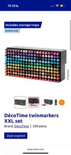 Decotime twinmarkers xxl set, Ophalen of Verzenden, Zo goed als nieuw