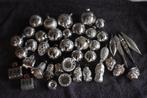 42 vintage glazen kerstballen dennenappels klokjes engel etc, Ophalen, Gebruikt