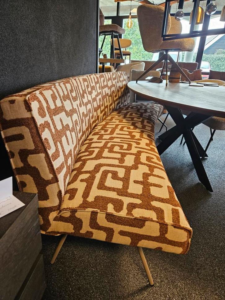 Dining bank PUMBA recht ovaal, Huis en Inrichting, Stoelen, Nieuw, Vijf, Zes of meer stoelen, Stof, Overige kleuren, Ophalen of Verzenden