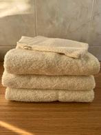 3 Nieuwe Jorzolino handdoeken - Crème, Ophalen of Verzenden, Nieuw, Beige, Handdoek