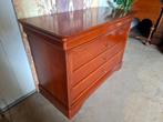 Klassiek Frans Kersen Houten commode,  ladekast, dressoir,, Ophalen of Verzenden, 25 tot 50 cm
