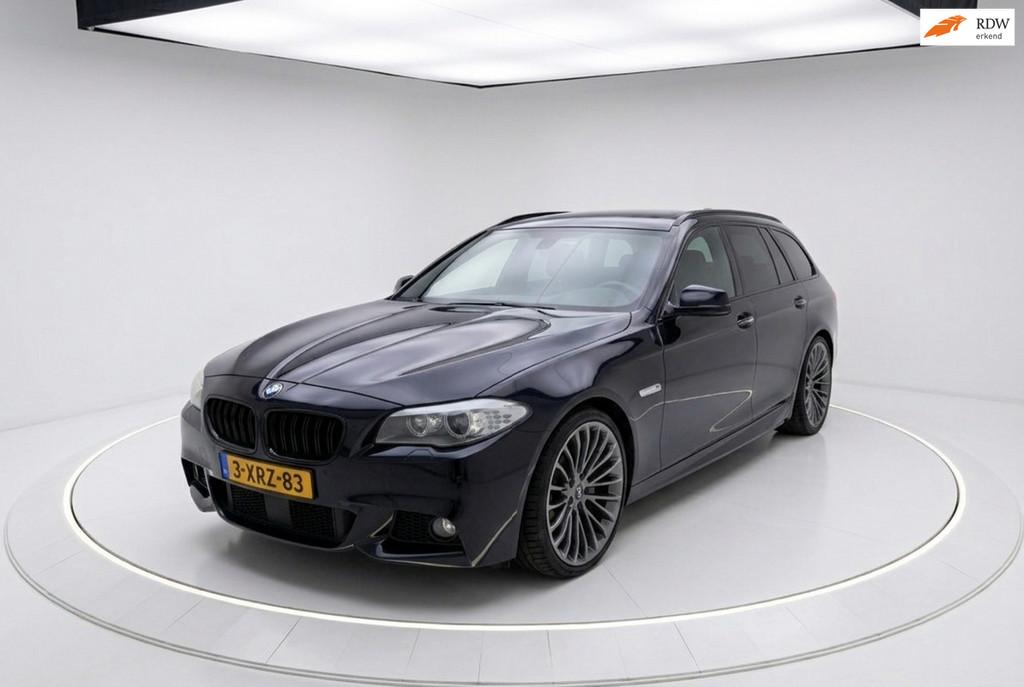 BMW 5-serie Touring 535d High Ex PANO HUD M PAKKET 360 CAMER, Automaat, Euro 5, Achterwielaandrijving, Gebruikt