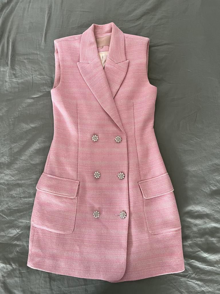 Josh V roze blazerjurk - Maat XS, Ophalen of Verzenden, Zo goed als nieuw, Maat 34 (XS) of kleiner, Roze