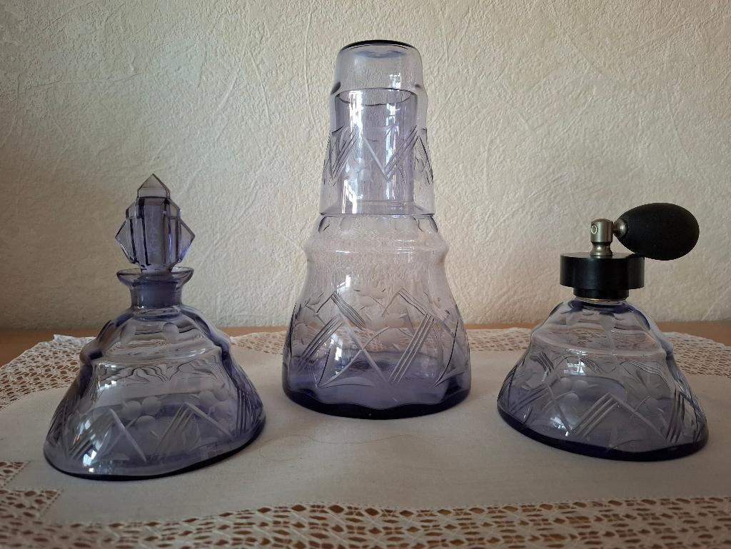 Vintage decoratief glaswerk, Antiek en Kunst, Antiek | Glas en Kristal, Ophalen of Verzenden