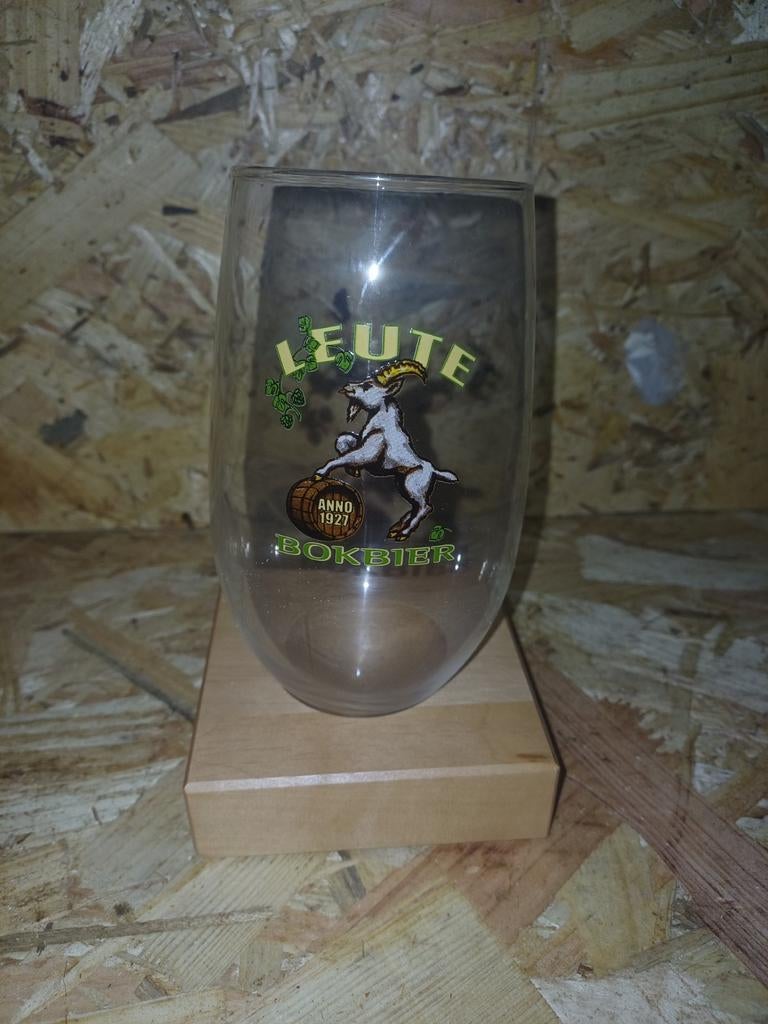 Leute Bokbier glas, Huis en Inrichting, Ophalen of Verzenden