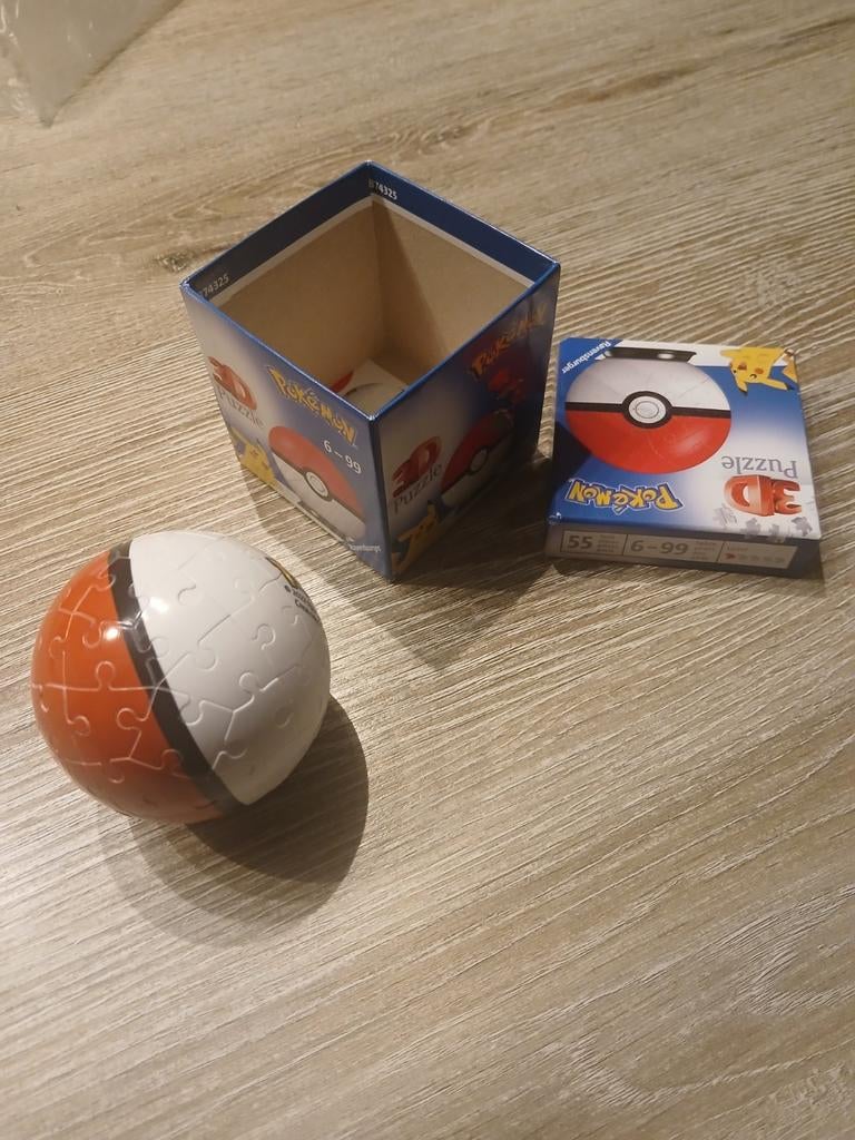 Pokemon 3d Puzzle, Ophalen of Verzenden, Meer dan 50 stukjes, 6 jaar of ouder
