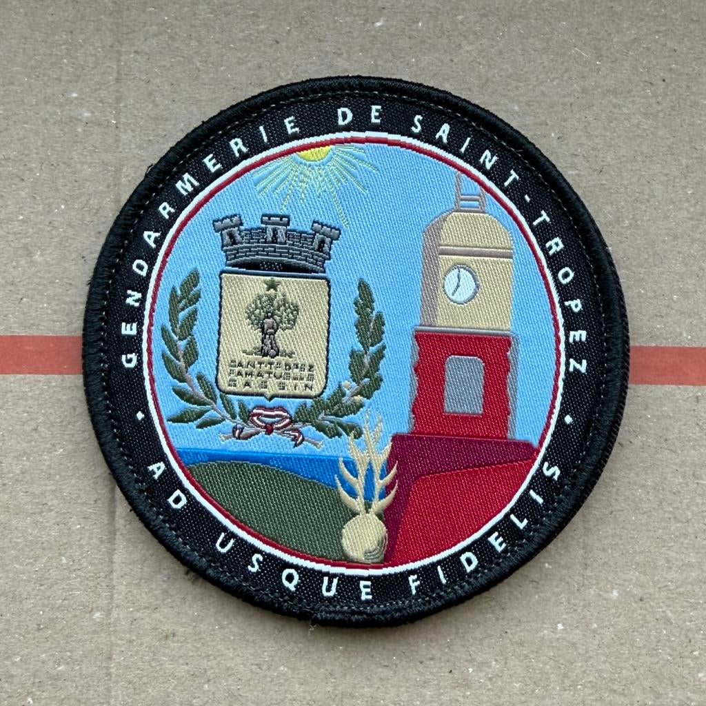 Gendarmerie de Saint-Tropez geweven patch, Verzamelen, Militaria | Algemeen, Overige typen, Ophalen of Verzenden