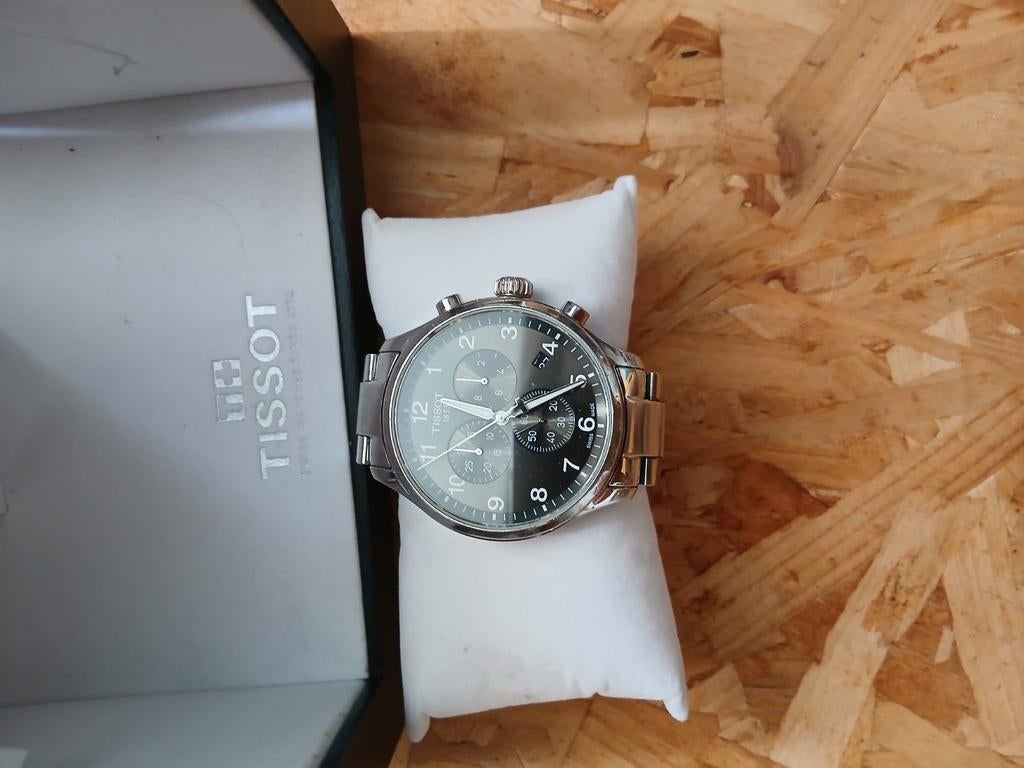 Tissot Chrono XL met alle papieren, Sieraden, Tassen en Uiterlijk, Horloges | Heren, Ophalen of Verzenden, Zo goed als nieuw, Polshorloge