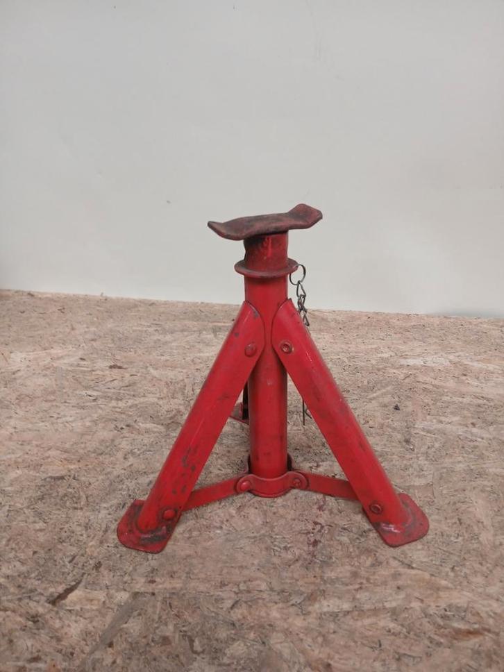 Robuuste Assteun - Rood, Gebruikt, Auto diversen, Krikken, Gebruikt, Schaarkrik, Mechanisch, Ophalen of Verzenden